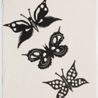 3 vlinders, A. van Ledden